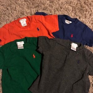 Baby boy short sleeve polo shirts